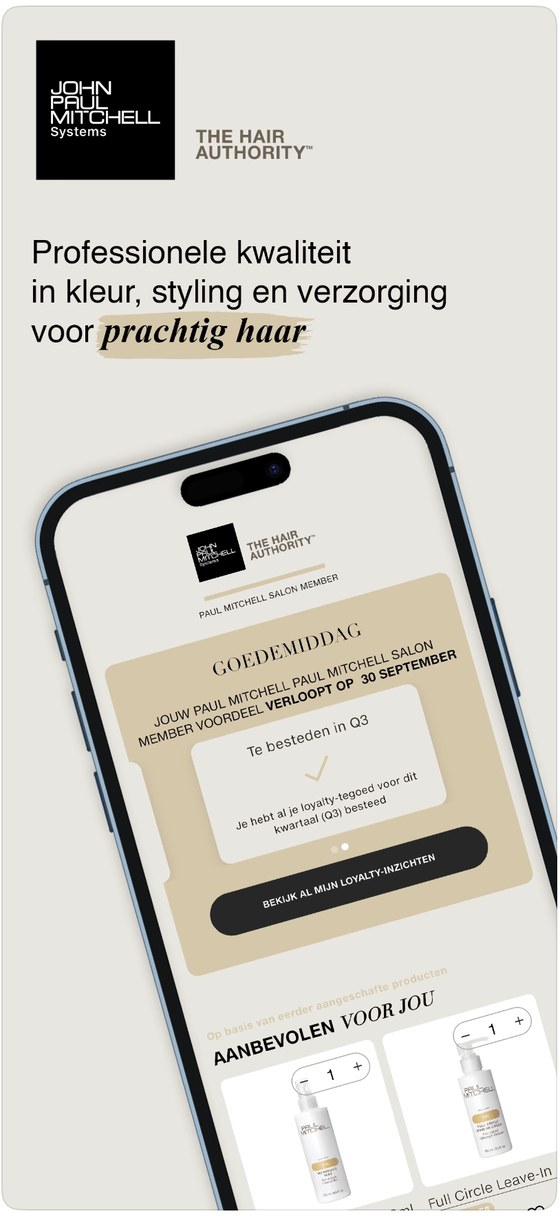 Paul Mitchell app screenshot 1