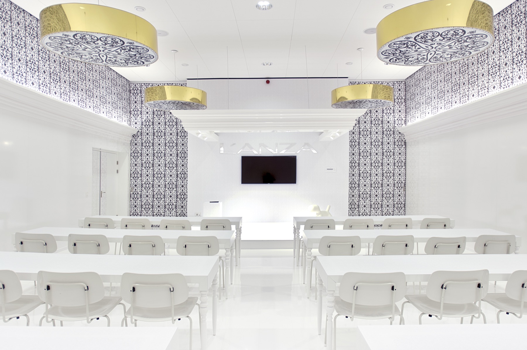 L’ANZA presentatieruimte met trainingsopstelling